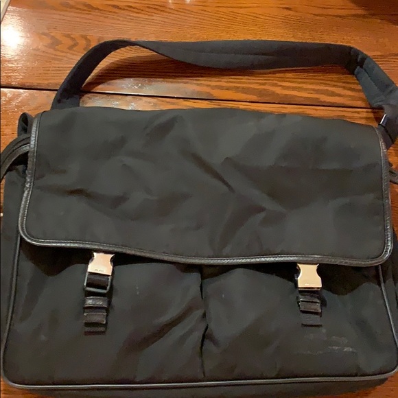 Prada briefcase. Nylon. Excellent condition - Picture 1 of 9